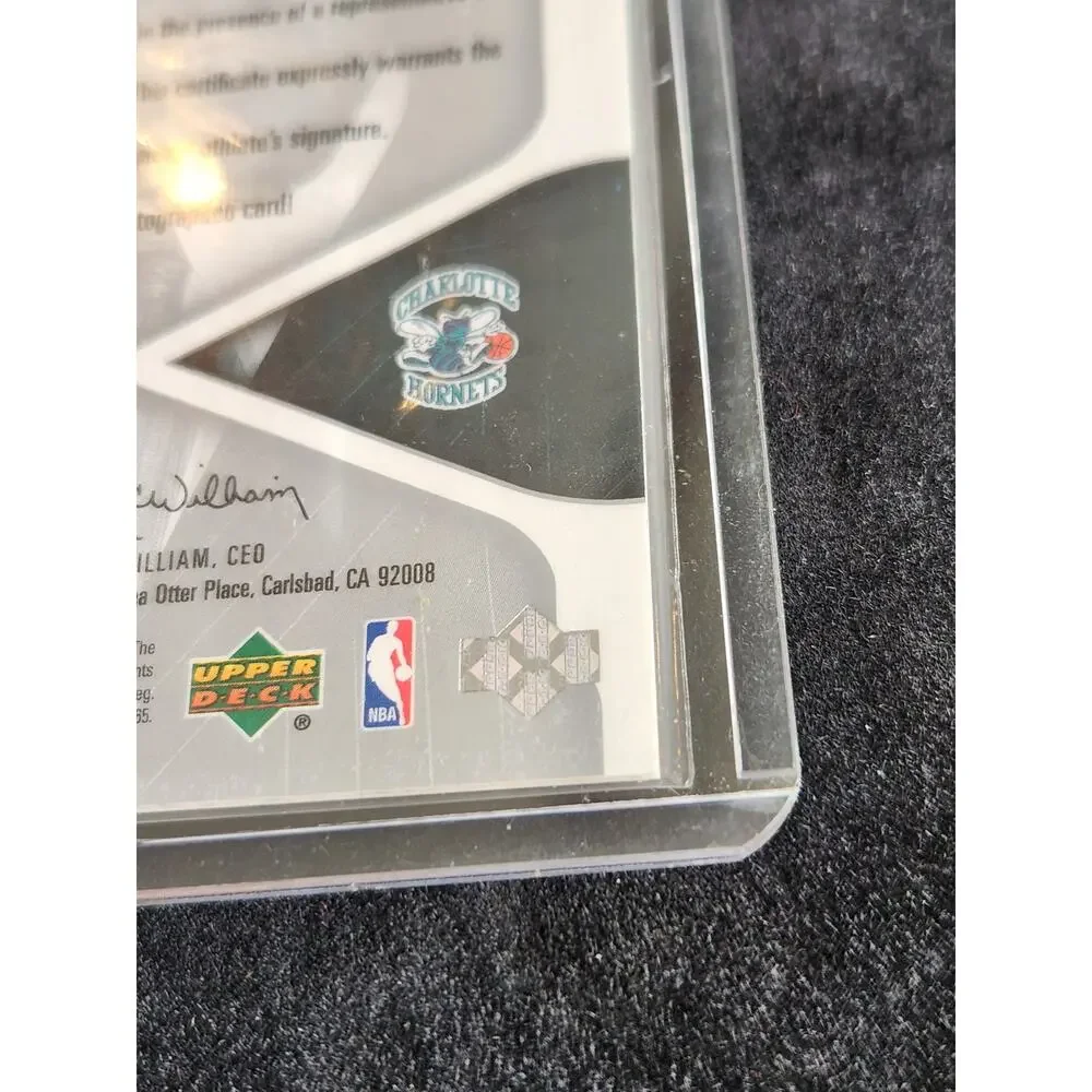 Jamaal Magloire 2000-01 SPx Rookie Jersey Autograph #115 Hornets RC
